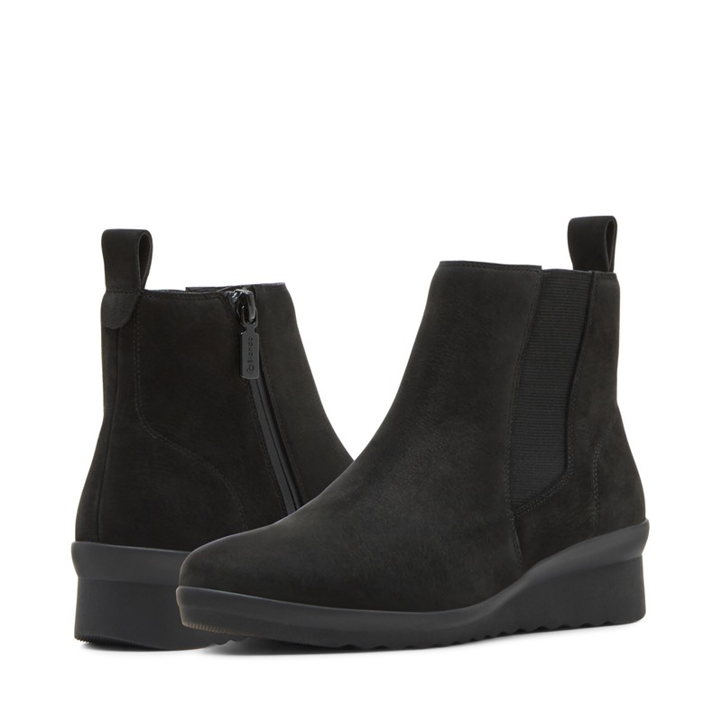 Blondo Women's Waterproof Shaya Ankle Boot, Black Nubuck, 6.5