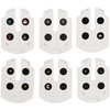 infactory Christmas Tree Toppers: LED Poinsettia Tree Topper with Projector,