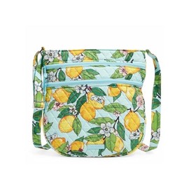 Vera Bradley Trio Zip Hipster Crossbody Bag, Lemon Grove