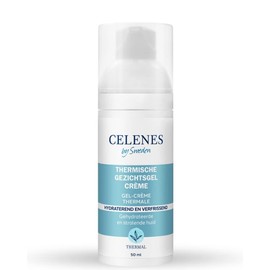 Celenes by Sweden - Thermale Gesichts-Gel-Creme, Kräuter- und Thermalwasser-Mischung, Feuchtigkeitsspendend und Erfrischend,Alkoholfrei, Parabenfrei, Geeignet für alle Hauttypen - 50ml