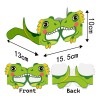 Gafas De Fiesta Dinosaurio 8 Unidades Oem Papel