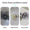 Silicone Tub Stopper Floor Drain Cover, 2 Pieces Sewer Anti-Odor