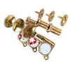 6Pcs Full Closed Guitar Tuning Key Accurate Fast Operation Stable