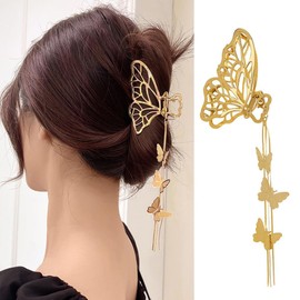 Butterfly Hair Clips, Metal Hair Clip, Large, Claw Clips, Women's Claw Clips, Hair Clips, Butterfly Metal Beautiful Hair Accessories for Girls and Women