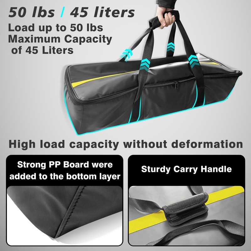 BestEvMod Compatible with Rivian R1T R1S Frunk Insulated Cooler Bag