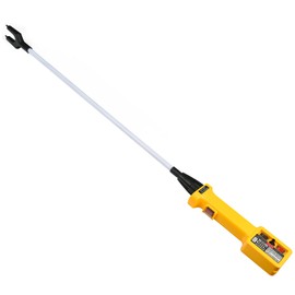 SSEAL Electric Livestock Prod for Cattle, Cow, Dog, Hog, Goat, and Sheep. Rechargeable Cattle Prod with LED Light, Equipped with Flexible Shaft Cattle Prod Stick with Car Charger(48.8in)