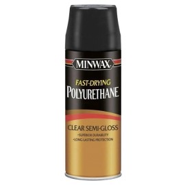 Minwax 33055 11.5 oz Clear Semi-Gloss Polyurethane Aerosol Spray - Pack of 1