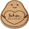 H:) PPYlife Wooden Board "Avocado" | Board in Avocado Shape,
