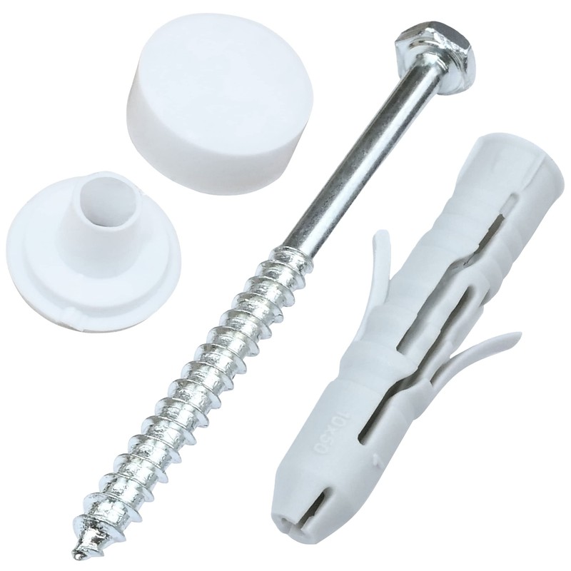 AERZETIX - C57833 - Fixing set for toilet/bidet screw M6x80mm