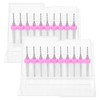 sourcing map 2 Set (20pcs) PCB Drill Bit Set 1/8"