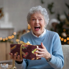 Otter Dotter Funny Gift Wrap | Rude Wrapping Paper | Ideal For Bachelorette Party | Womens Birthday | Mom Aunt Daughter Friend | Dark Theme (2 sheet)