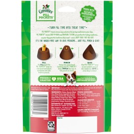 Unbranded Greenies Pill Pockets For Dogs Hickory Smoke Large, Capsule Size Soft Dog Treats