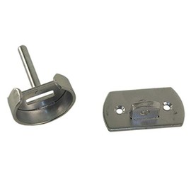 Shackless Padlock Security Hasp with Protective Piece Around The Lock Gate Locking Pin Set for 2010 American Lock A2000 Hockey Puck Padlock