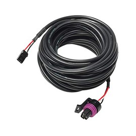 GlowShift 18ft Pressure Gauge Sensor Harness for 7 Color & 10 Color Digital Series Oil Pressure, Fuel Pressure & Nitrous NOS Pressure Gauges - Extended Length for Trucks