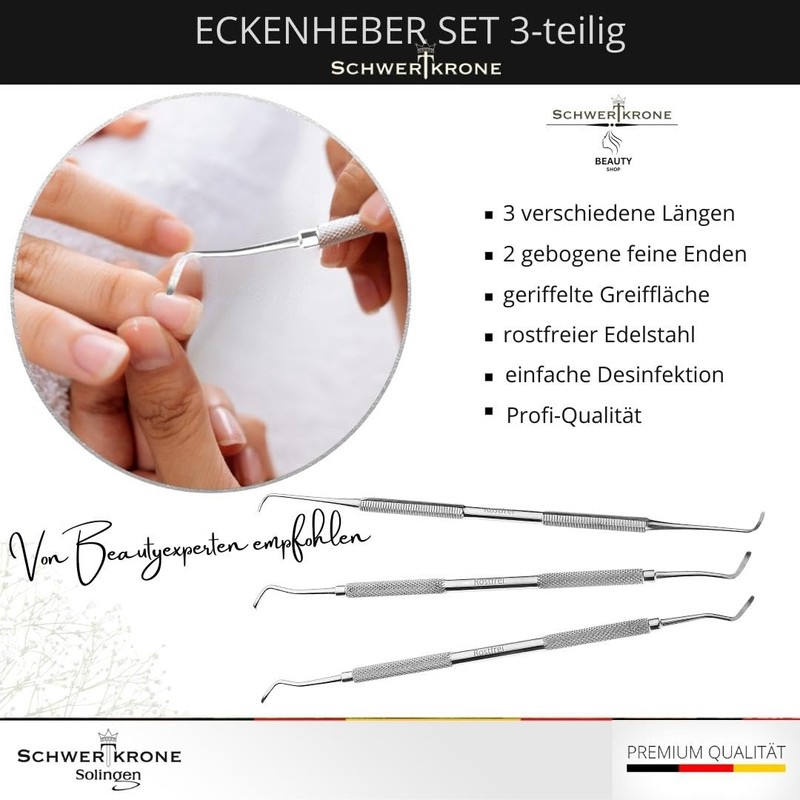 Schwertkrone Corner Lifter Set / 3-Piece Excavator Double Probe /