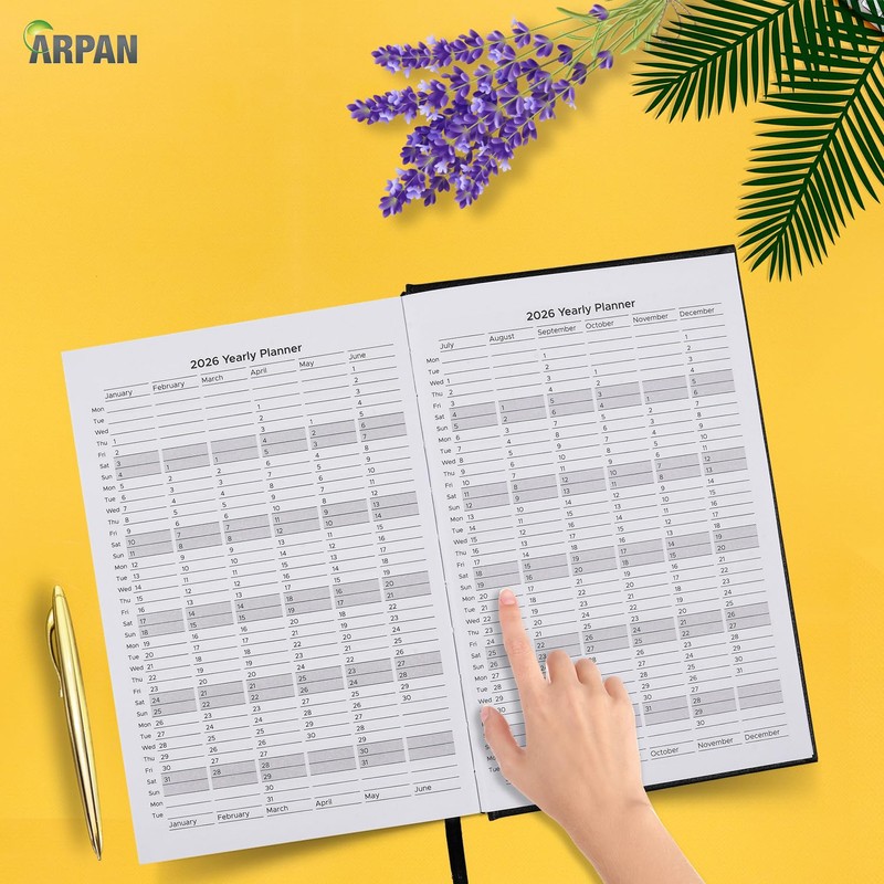 Arpan 2025 Diary A5 One Day to a Page Diary