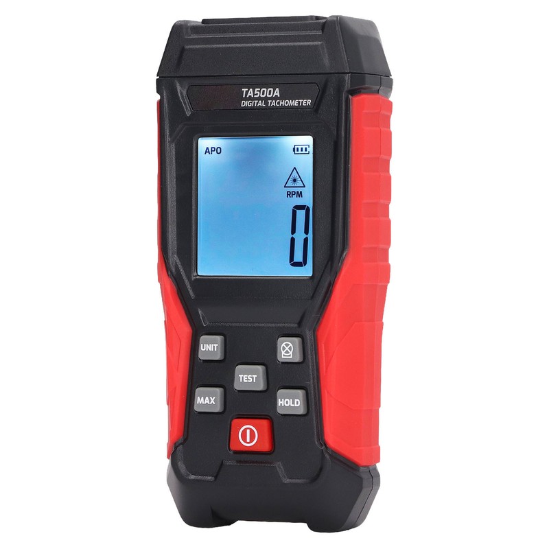 TA500A Digital Tachometer Valve Lockable Non Contact Portable RPM Meter