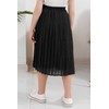 GORLYA Girls Chiffon Pleated Elastic High Waist A-Line Boho Swing
