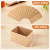 Bakbania 30 Pieces Kraft Paper Sandwich Boxes Sandwich Paper Boxes