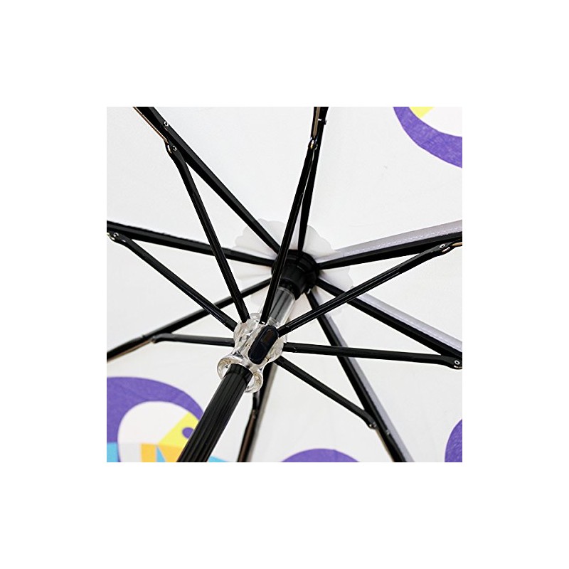 Japanese Pattern Textile Trifold Rubbish Umbrella – Face Cheeks See