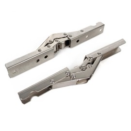 4 Pieces Stainless Steel 90 Degree Folding Shelf Hinge Bracket Hidden Table Holder Hinge Furniture Accessories Folding Shelves