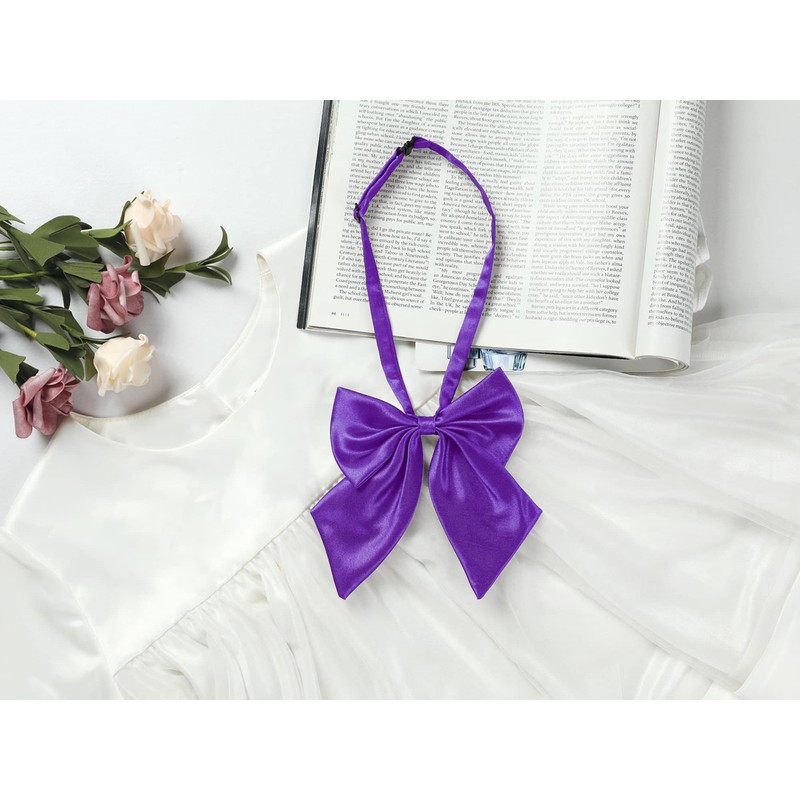 [Allegra K] 2 Pcs Pre-Tied Bow Tie with Adjustable Neck