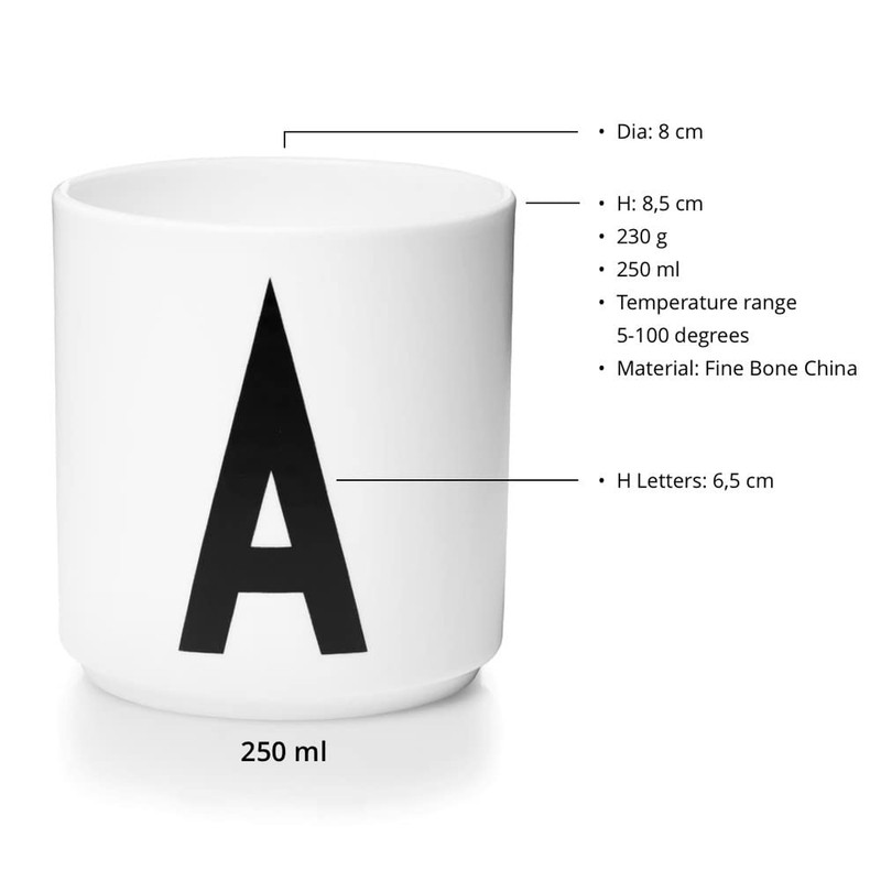 Mug Porcelain Cup Design Letters
