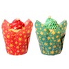 PME Christmas Tulip Muffin Cases - Stars (Pack of 24)