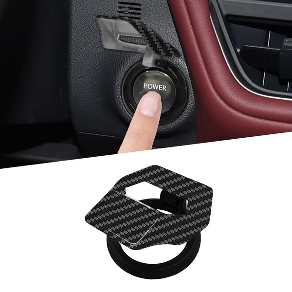 Lyxheth Car Engine Start/Stop Button Cover, Push Start Button Cover,