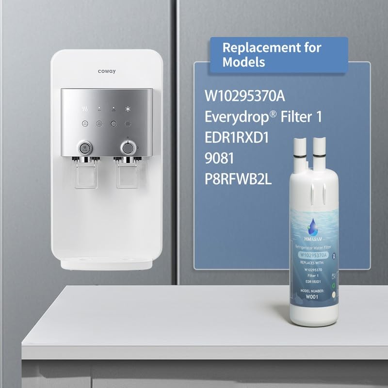 HMASAV W10295370A water filter replacement for Whirlpool EDR1RXD1, W10295370, Everydrop