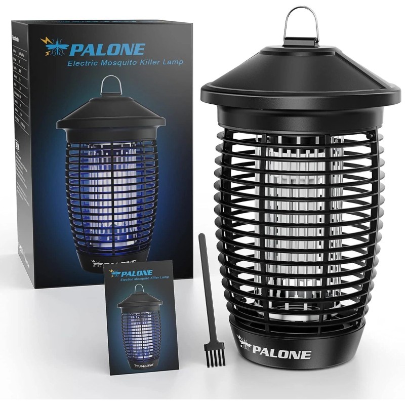 PALONE Sturdy Hook Bug Zapper – 20W 4500V Waterproof Mosquito