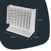 HMF Coin Counter for Sorting and Storing Change, Transparent Coin