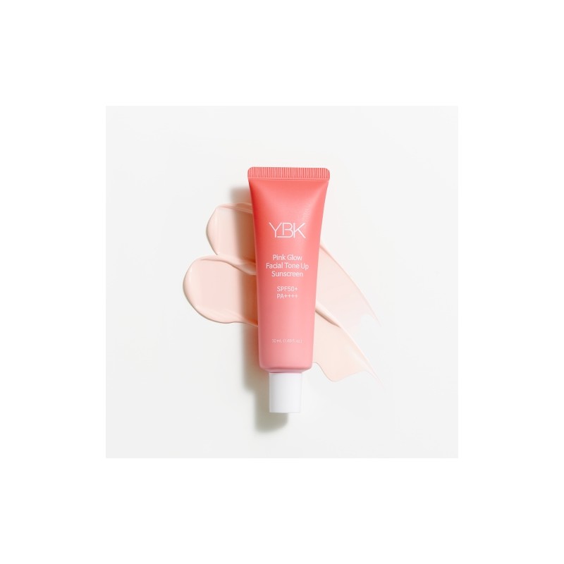 [YBK] Pink Glow Facial Tone-Up Sunscreen / [YBK] 핑크 글로우