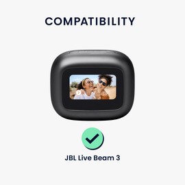 kwmobile Screen Protectors Compatible with JBL Live Beam 3 Screen Protector (3 PCS) - for Earphones Charging Case Display
