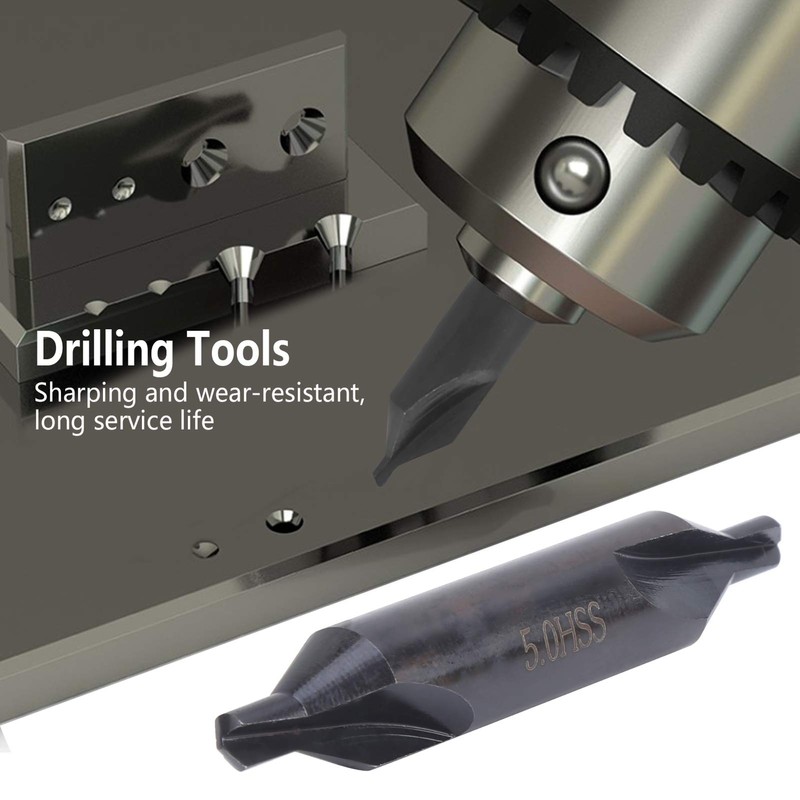 5 x 5 mm High-Speed Steel Centre Drill, Drilling Tool,