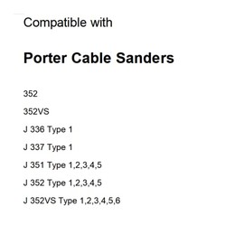 Drive Belt Compatible with Porter Cable 352, 352VS, J 336, J 337, J 351, J 352VS, J 352, Sanders 2PCS