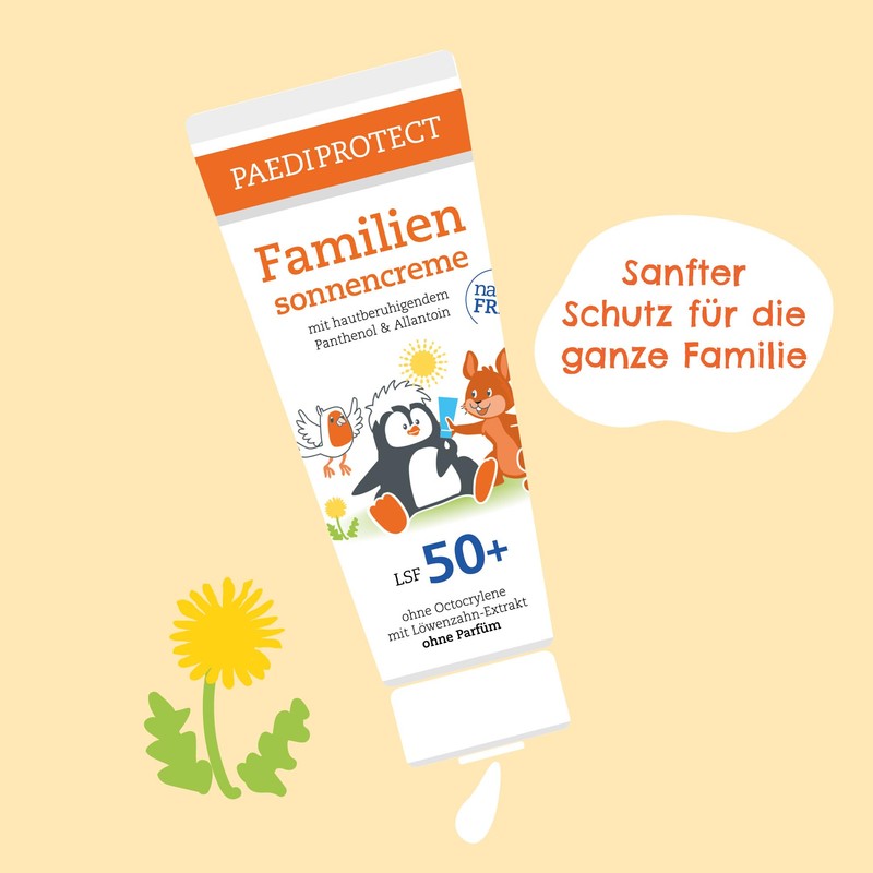 PAEDIPROTECT Family Sun Cream SPF 50+ 200 ml, Sun Protection