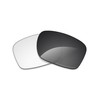 Alphax Adapt Grey Photochromic Non-polarized Replacement Lenses for Oakley Holbrook