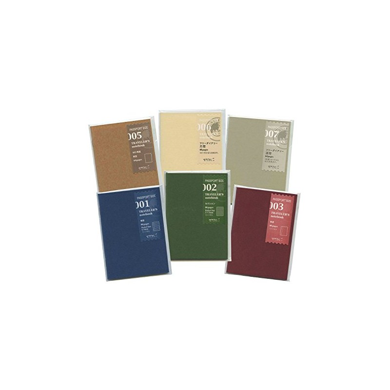 Midori Traveler's Notebook (Refill 003) Blank Passport Size