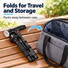 Folding Walking Cane with LED Light & Alarm – Adjustable