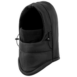 Balaclava Ski Mask Fleece Lining Windproof Warm Adjustable Thermal Winter Cold Weather Face Mask for Men Women, White, One Size