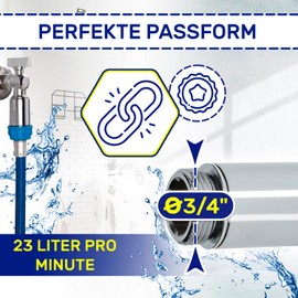 Magnetic Descaler for Dishwashers and Washing Machines Connection 3/4 Flow Rate 23 L/min Original Code 00901166 Made in Italy MONTERAL