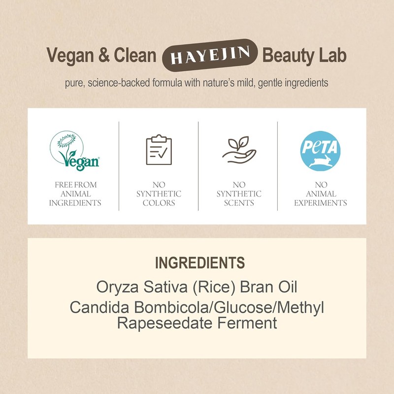 HAYEJIN [HAYEJIN]Rice Bran Oil for Face 30ml