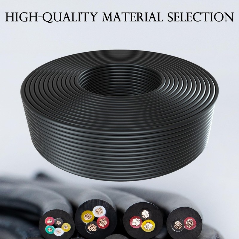 22 Gauge Wire, 6-Conductor Electrical Wire. 22 AWG Stranded Flexible