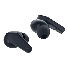 SENTRY OSE Wireless Stem Earbuds, Active Noise Canceling, -20 dB of Sound Reduction, Portable Charging Case, 10 Hours Playtime, Touch Controls, Built in Microphone, with USB C Charging Cable (Black)