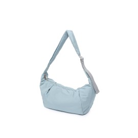 EnhbZoilism Unisex Nylon Handbag, Women's Hobo Men's Shoulder Bag, Crossbody Bag, Lightweight and Waterproof, Sling Bag with Adjustable Shoulder Strap, Wide Shoulder Strap, blue