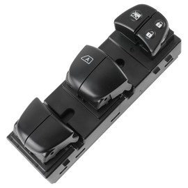 GoaMotors Left Driver Side Power Window Master Control Switch Nissan 2013-2018 Altima Frontier Leaf Rogue Sentra, Replace 25401-3NF0A