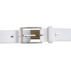 Lloyd Leather Belt, White