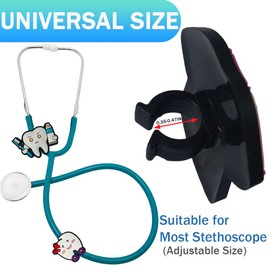 12Pcs Cartoon Medical Stethoscope Charms for Nurses,Pediatric Stethoscope Accessories,Stethoscope ID Tag,Ideal Gift for Nurse,Dentist and Medical Workers (White)