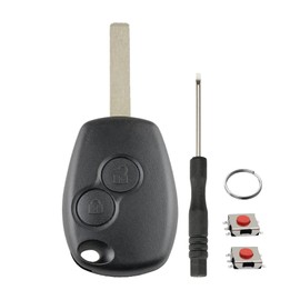 2 Buttons For 2014 2015 2016 Vauxhall Vivaro Key Fob Case Cover For Renault Trafic Key Fob Renault Master Key Fob Renault Kangoo Modus Clio Dacia Sandero Vauxhall Movano Key with VA2 Blade